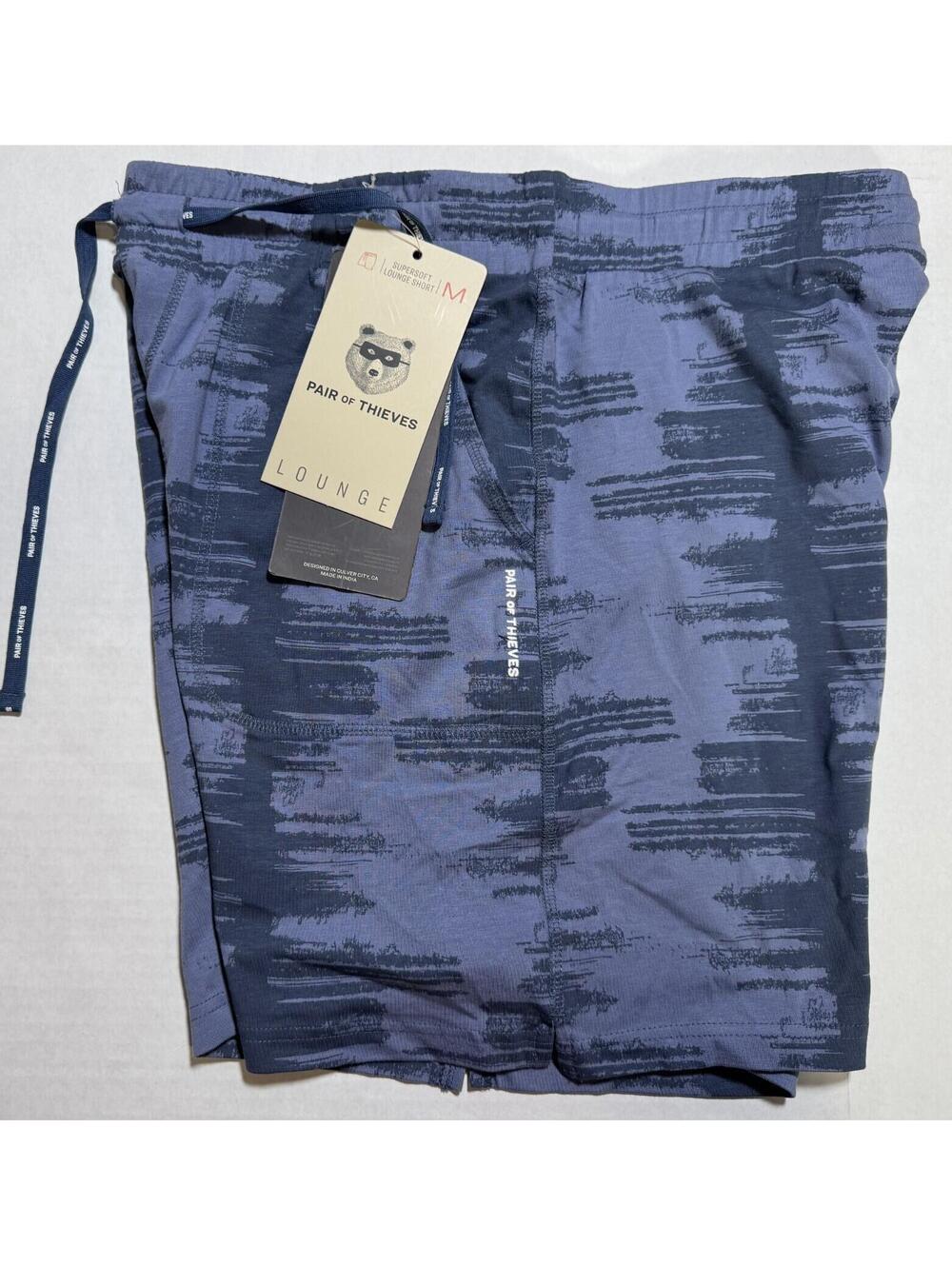 Pair Of Thieves Dusty Blue Supersoft Lounge Short Men's Size M NWT - Picture 7 of 9